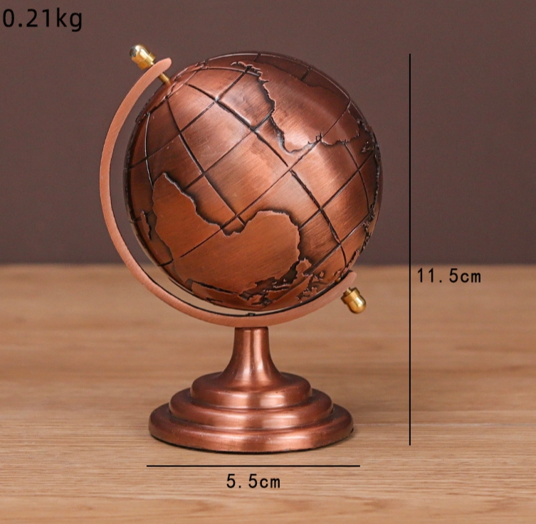 Creative Metal Globe Ornaments, Accessible Luxury - Image 5