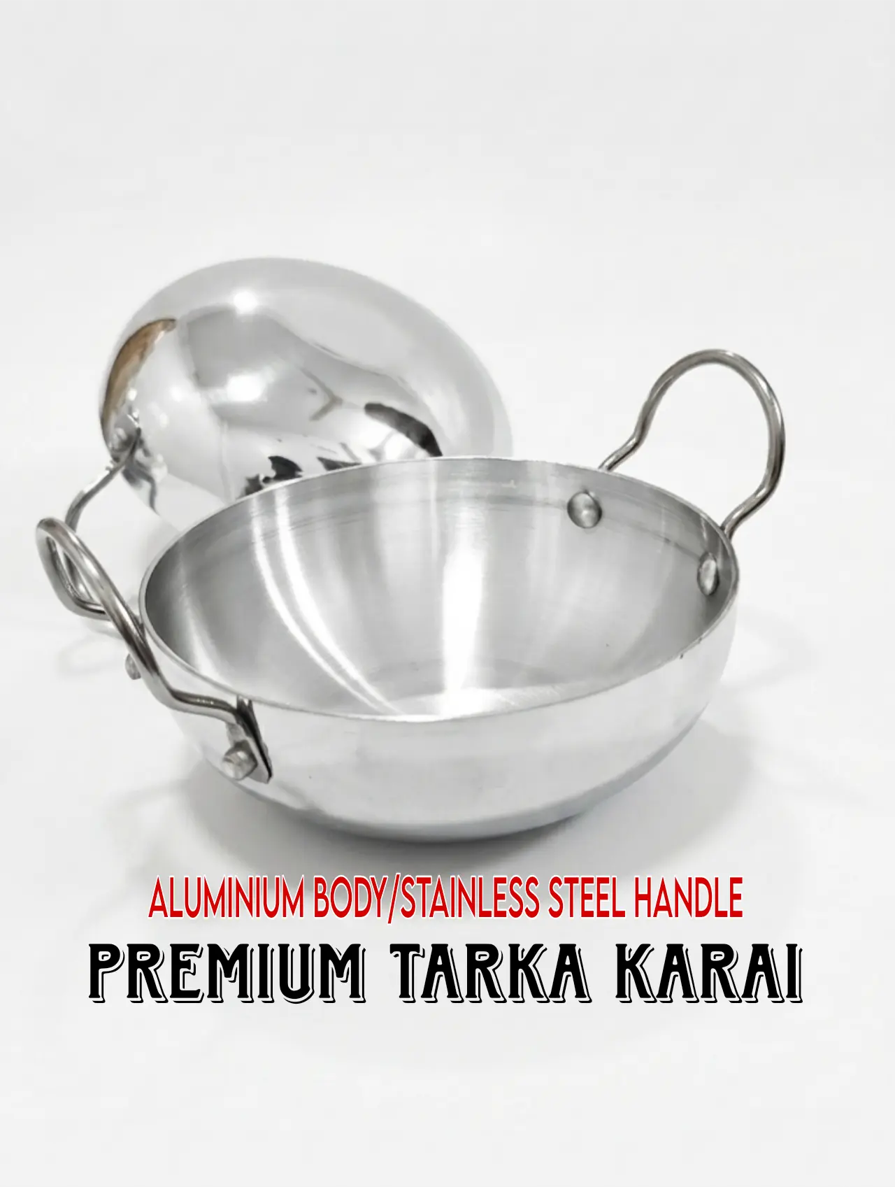 Premium Aluminium Tarka Karai with Stainless Steel Handle – Perfect for Tempering & Frying - Image 2