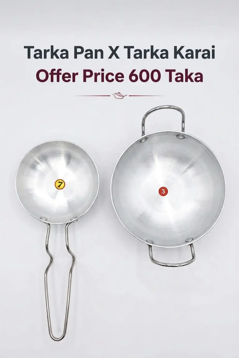 Premium Kitchen Tadka Combo - Tarka Pan X Tarka Karai (Special Offer)