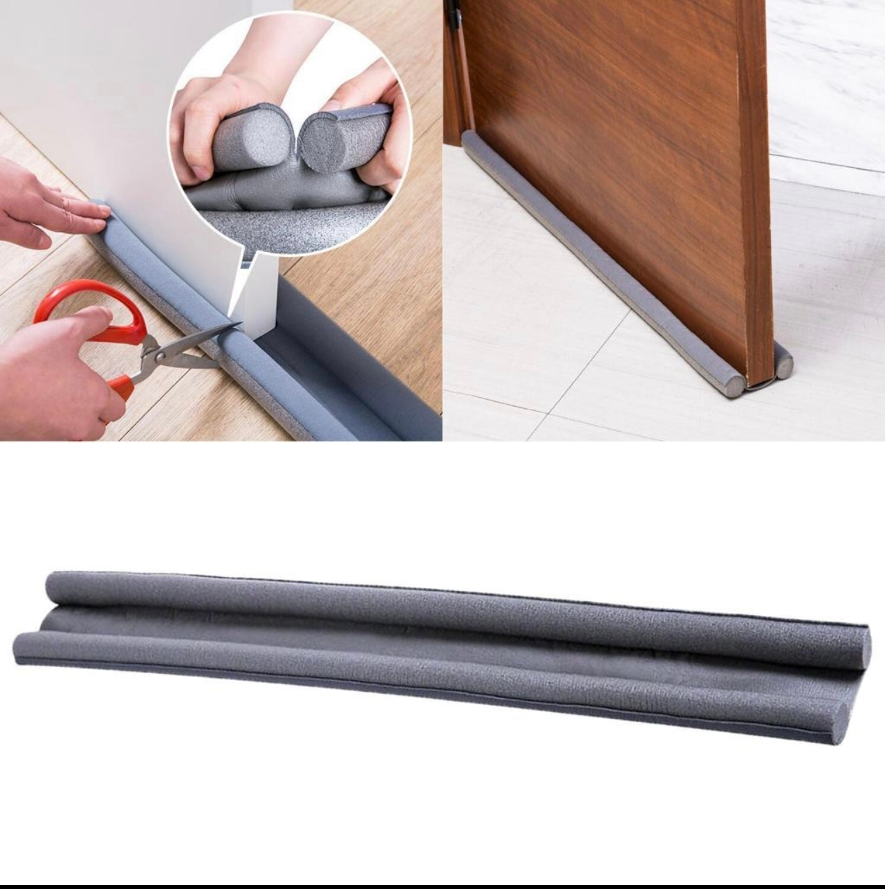 Premium Under Door Draft Stopper Foam Seal Strip | Noise, Dust & Insect Blocker - Image 2